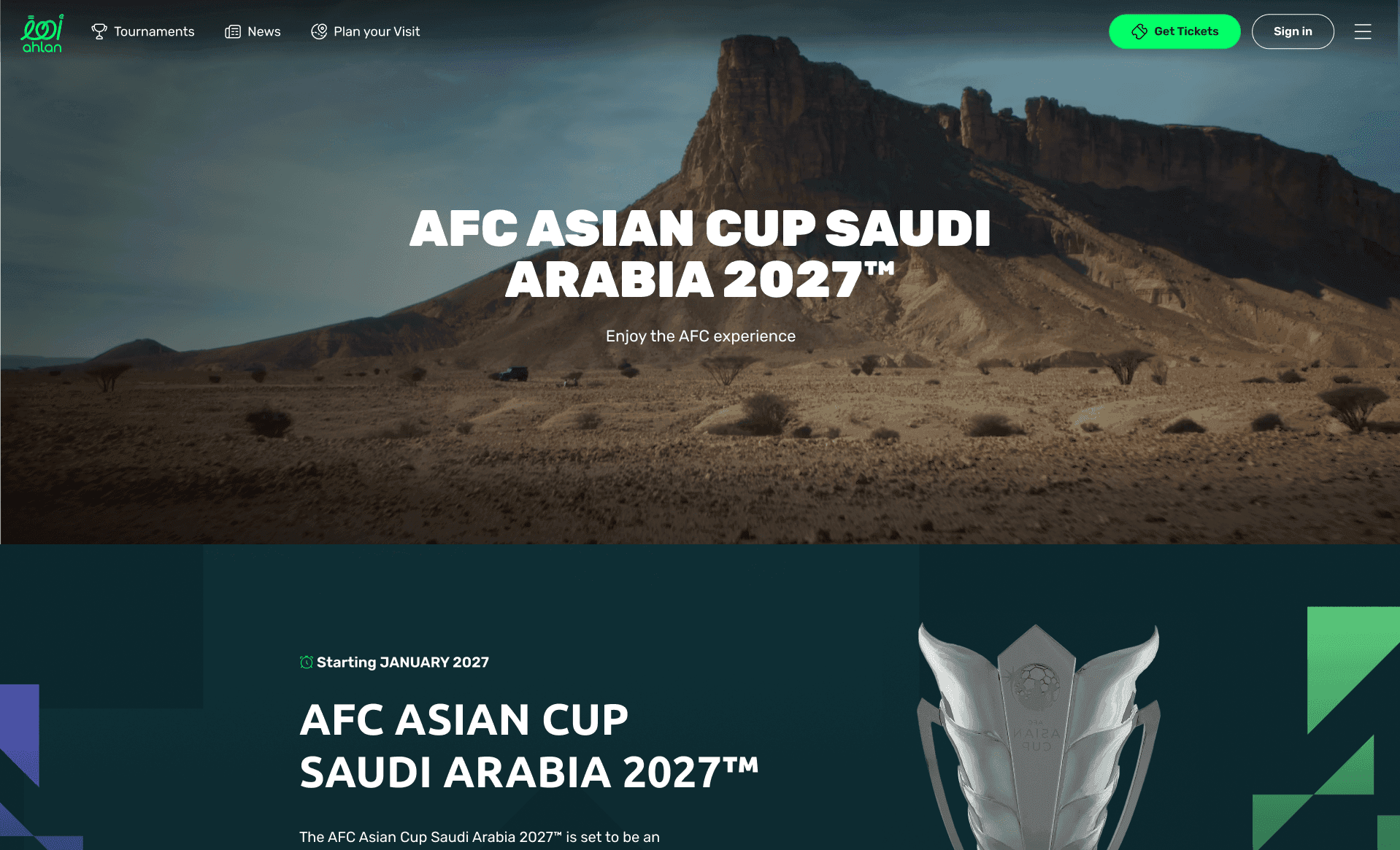 Ahlan - AFC Asian Cup Saudi Arabia 2027